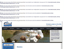 Tablet Screenshot of fishingcharterbase.com
